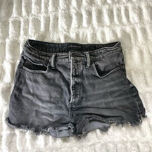 Lucky Brand Gray Jean Shorts Distressed Cut-Off Style
